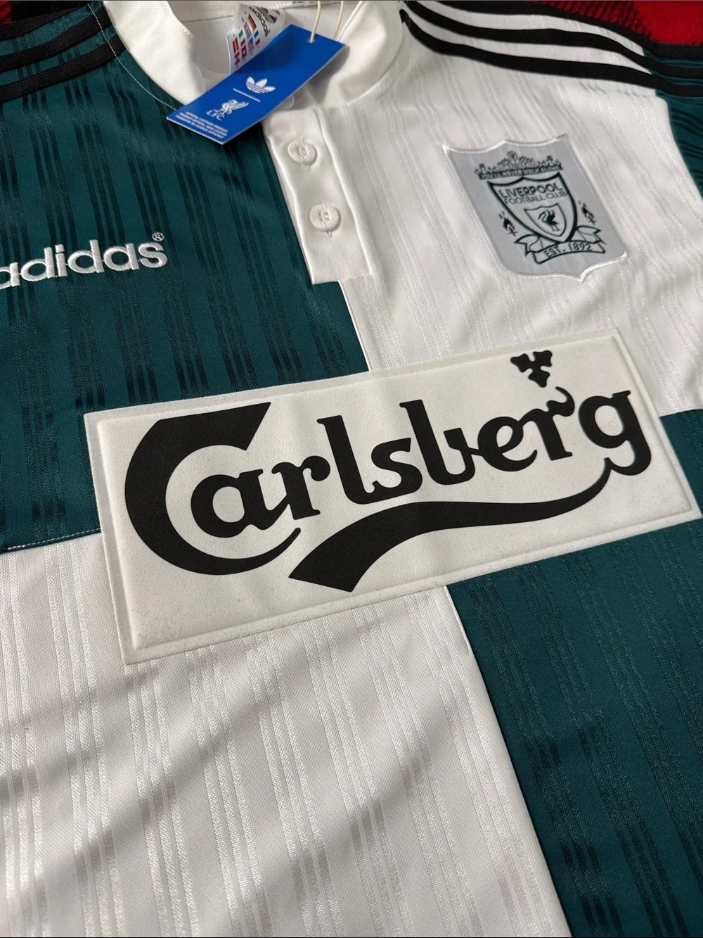 Liverpool FC Vintage Reissue 1995-96 Edition Adidas Away Jersey
